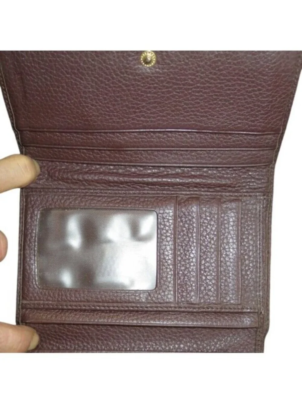 Fendi Monogram Logo Canvas & leather medium wallet Vintage piece with COA - Picture 7 of 14